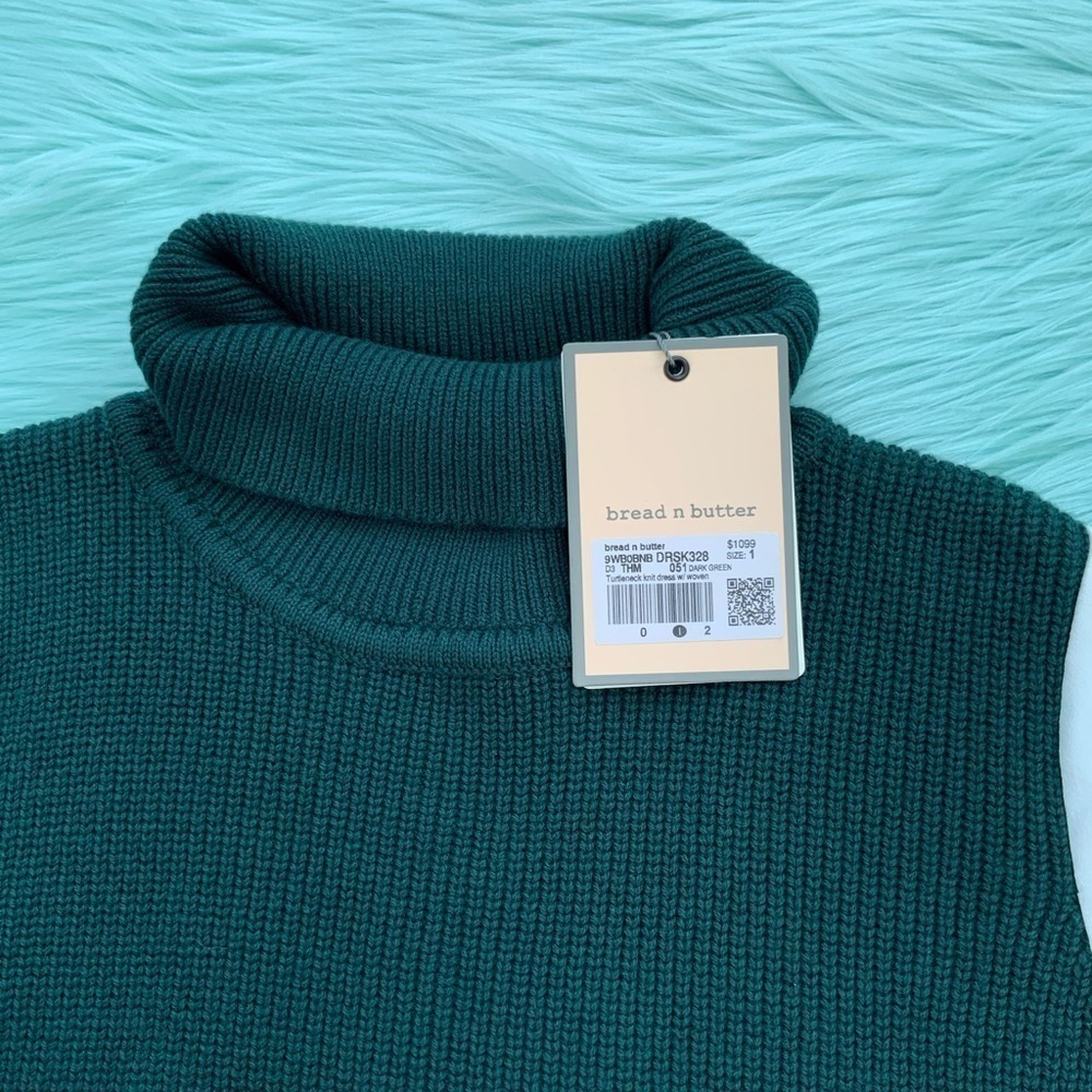 BREAD N BUTTER KNIT TURTLENECK SHIRT DRESS - Picture 3 of 7